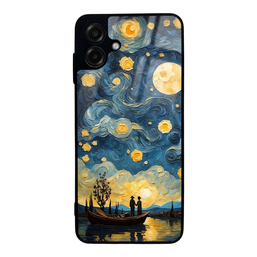 Galaxy A07 Kılıf Kamera Korumalı Desenli Luxury Portrait Painting Lusi Kapak