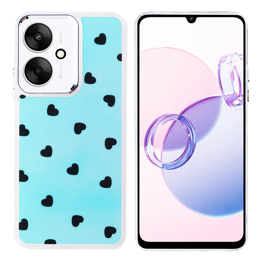 Poco C65 Kılıf Airbag Desenli Tasarım Eye-Catching Pattern Lüx Kapak