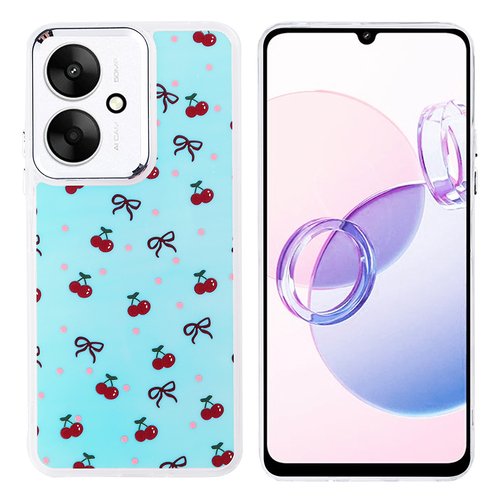 Poco C65 Kılıf Airbag Desenli Tasarım Eye-Catching Pattern Lüx Kapak