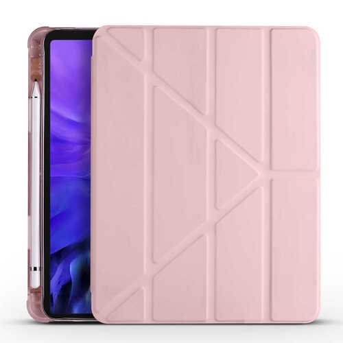 iPad Air 10.9 2020 Kılıf Kalem Bölmeli Standlı Smart Cover