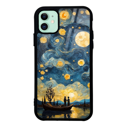 iPhone 11 Kılıf Kamera Korumalı Desenli Luxury Portrait Painting Lusi Kapak