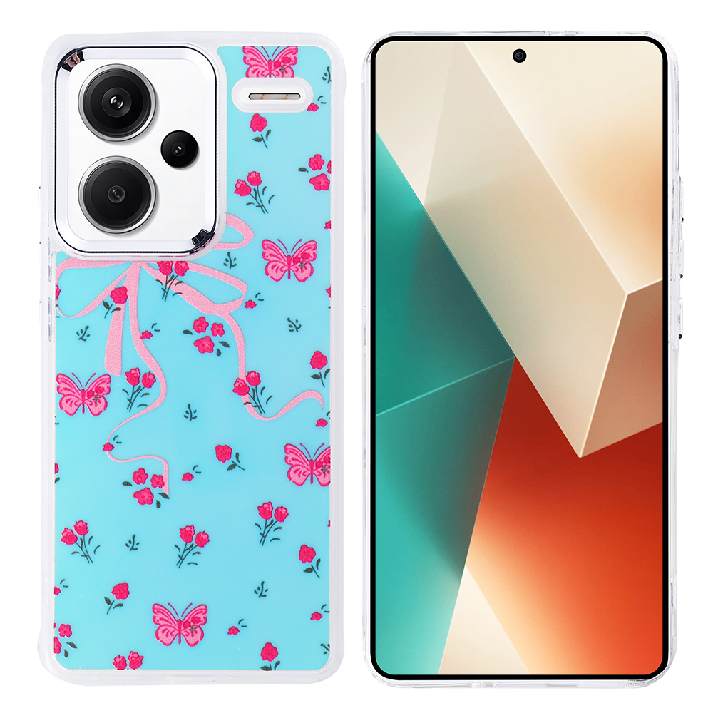 Redmi Note 13 Pro Plus 5G Kılıf Airbag Desenli Tasarım Eye-Catching Pattern Lüx Kapak