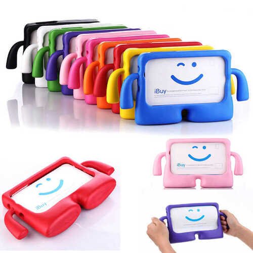 Galaxy Tab A 8.0 T290 Figürlü Silikon Çocuk Tablet Stand Kılıf