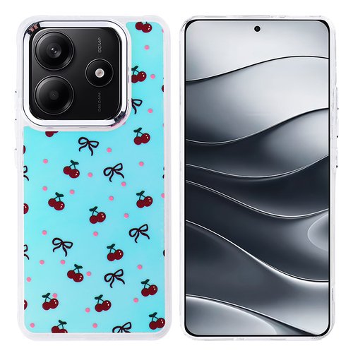 Redmi Note 14 4G Kılıf Airbag Desenli Tasarım Eye-Catching Pattern Lüx Kapak