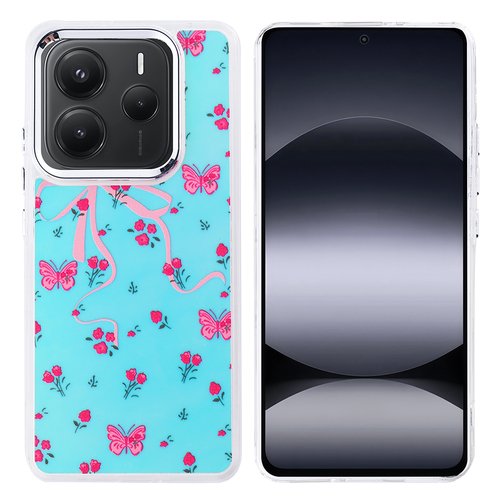 Redmi Note 14 5G Kılıf Airbag Desenli Tasarım Eye-Catching Pattern Lüx Kapak