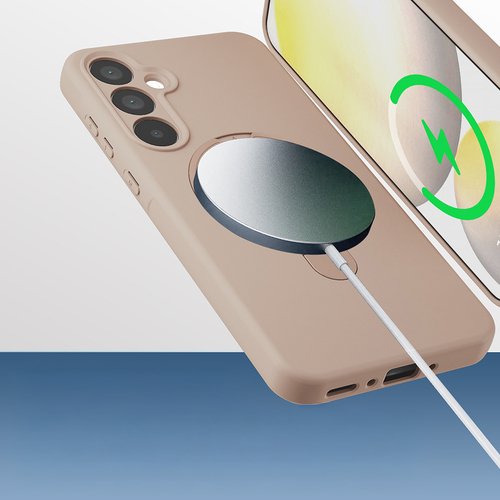 Galaxy A17 Kılıf Magsafe Şarj Özellikli Standlı Sensitive Touch Samara Kapak