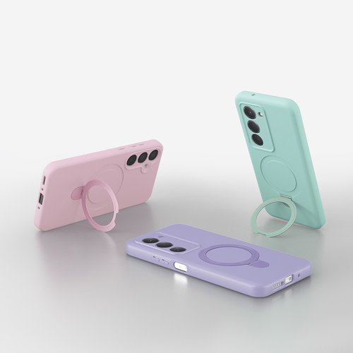 Redmi 15 Kılıf Magsafe Şarj Özellikli Standlı Sensitive Touch Samara Kapak