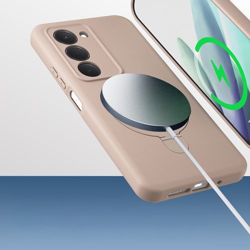 Redmi 15 Kılıf Magsafe Şarj Özellikli Standlı Sensitive Touch Samara Kapak