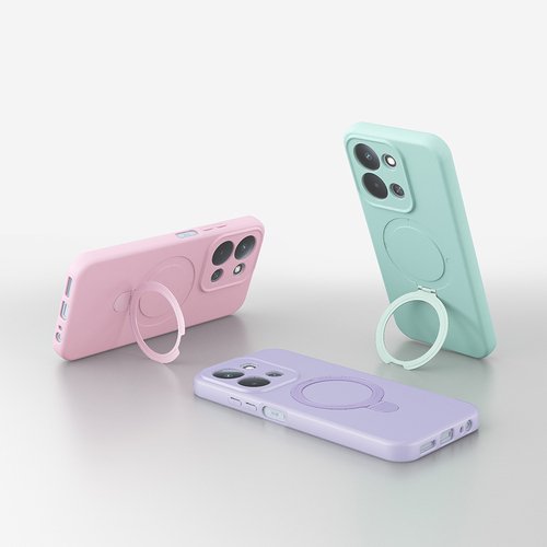 Redmi 15C Kılıf Magsafe Şarj Özellikli Standlı Sensitive Touch Samara Kapak