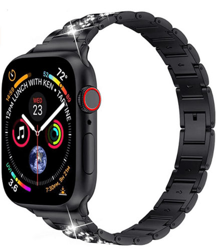 Apple Watch 42mm Wiwu Three Beads Set Auger Metal Saat Kordon Kayış Bileklik