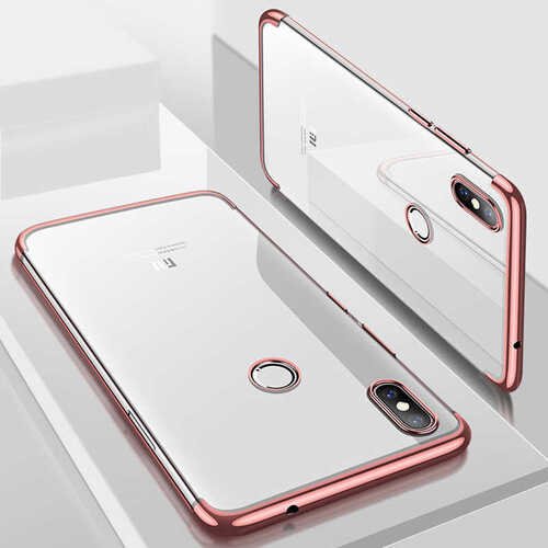 Xiaomi Redmi Note 5 Pro Kılıf İnce Köşeleri Renkli Şeffaf Silikon