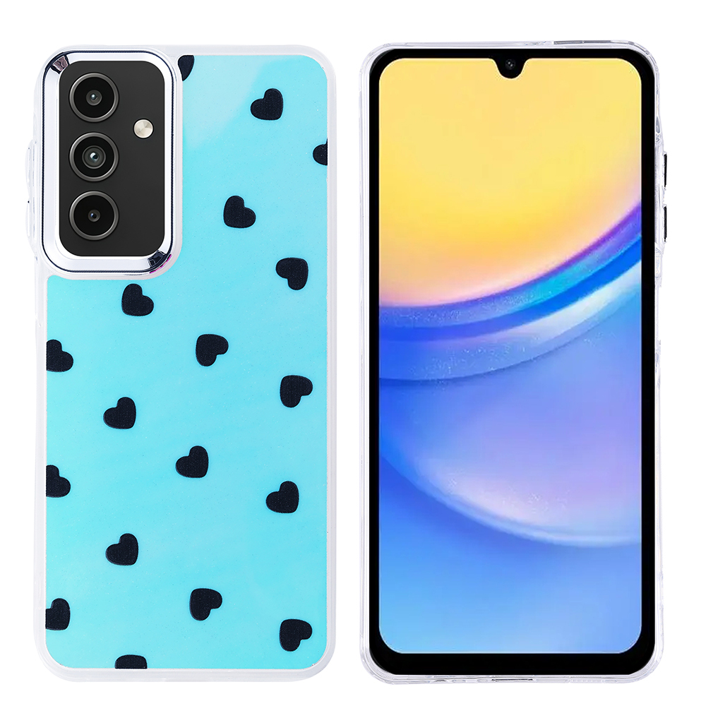 Galaxy A15 Kılıf Airbag Desenli Tasarım Eye-Catching Pattern Lüx Kapak