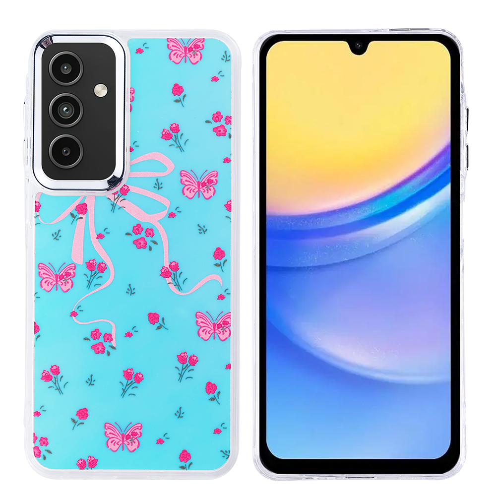 Galaxy A15 Kılıf Airbag Desenli Tasarım Eye-Catching Pattern Lüx Kapak