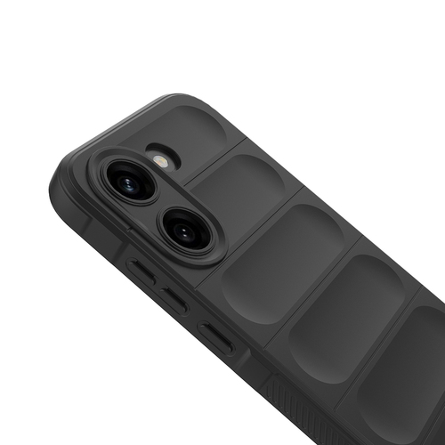 Poco X8 Pro Kılıf Esnek TPU Oyuklu Arka Yüzey Tasarımlı Etnik Silikon Kapak