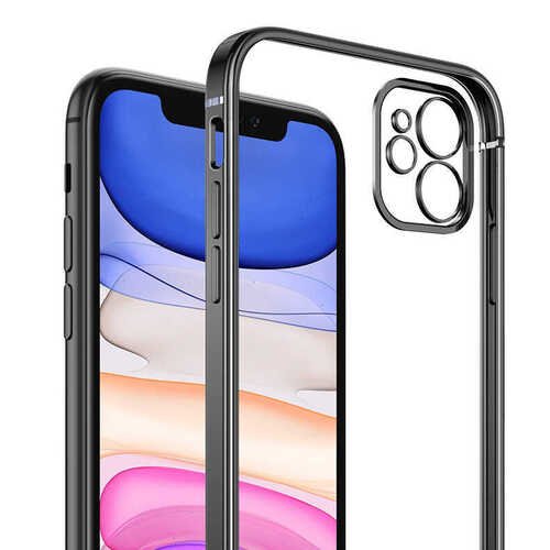 iPhone 11 Kılıf Gbox Matte Electroplated Silikon