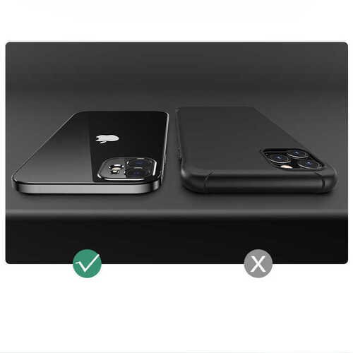 iPhone 11 Kılıf Gbox Matte Electroplated Silikon