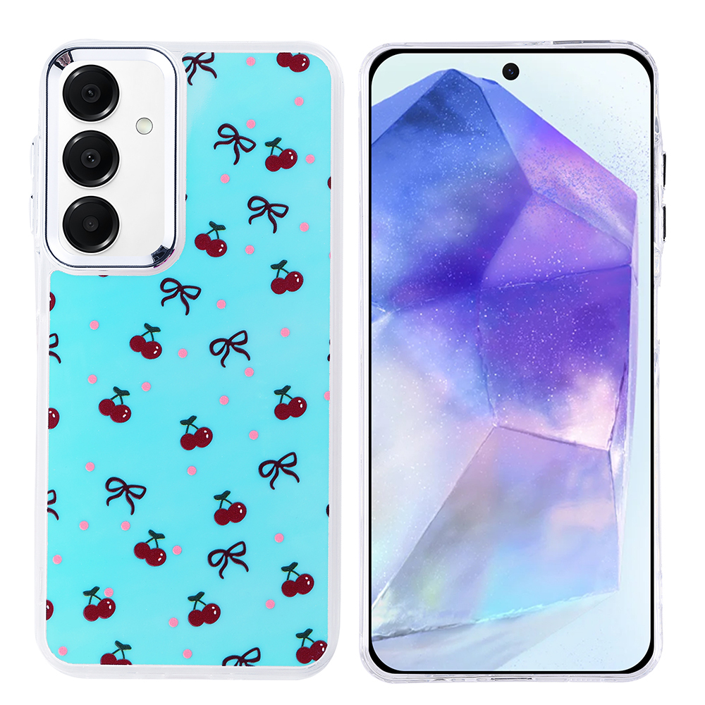 Galaxy A35 Kılıf Airbag Desenli Tasarım Eye-Catching Pattern Lüx Kapak