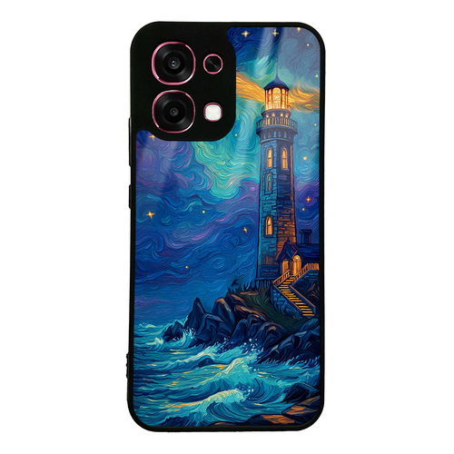 Oppo A6 Pro Kılıf Kamera Korumalı Desenli Luxury Portrait Painting Lusi Kapak