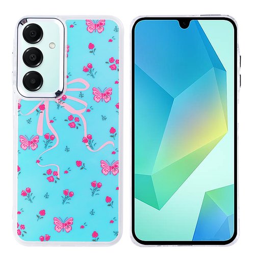 Galaxy A16 Kılıf Airbag Desenli Tasarım Eye-Catching Pattern Lüx Kapak