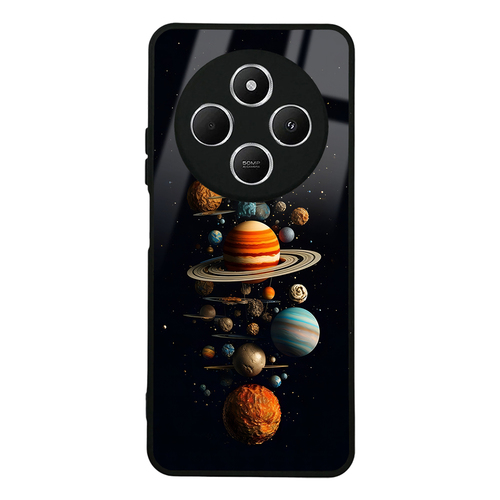 Redmi 14C 4G Kılıf Kamera Korumalı Desenli Luxury Portrait Painting Lusi Kapak