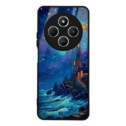 Redmi 14C 4G Kılıf Kamera Korumalı Desenli Luxury Portrait Painting Lusi Kapak