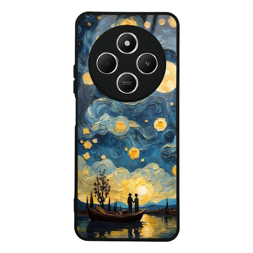 Redmi 14C 4G Kılıf Kamera Korumalı Desenli Luxury Portrait Painting Lusi Kapak