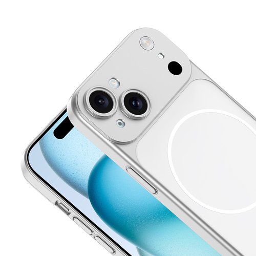 iPhone 15 Kılıf MagSafe Şarj Özellikli Kamera Korumalı Lüx Spark Kapak