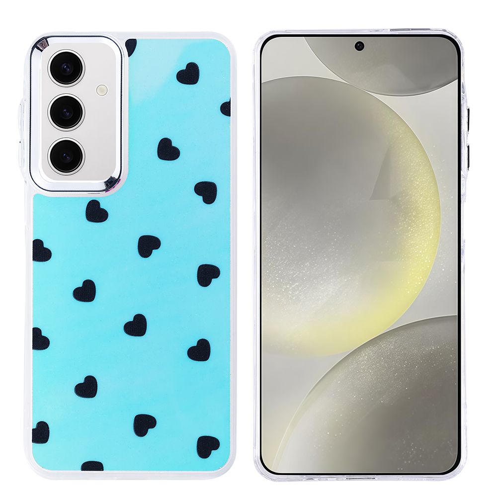 Galaxy S24 FE Kılıf Airbag Desenli Tasarım Eye-Catching Pattern Lüx Kapak