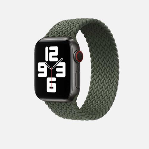 Apple Watch 38mm KRD-32 Sağlam Hasır Örgü  Medium Kordon