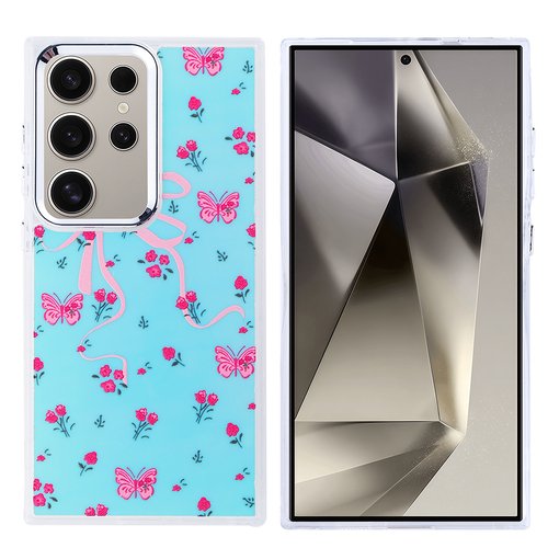 Galaxy S24 Ultra Kılıf Airbag Desenli Tasarım Eye-Catching Pattern Lüx Kapak