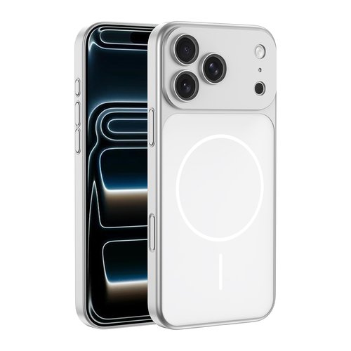 iPhone 17 Pro Max Kılıf MagSafe Şarj Özellikli Kamera Korumalı Lüx Spark Kapak