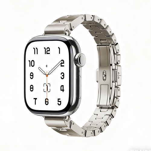 Apple Watch 7 45mm Uyumlu Kordon Modern Şık Tasarım