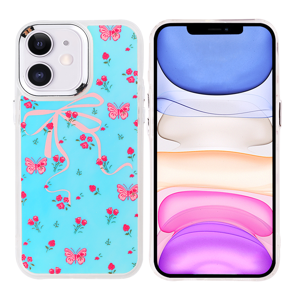 iPhone 11 Kılıf Airbag Desenli Tasarım Eye-Catching Pattern Lüx Kapak