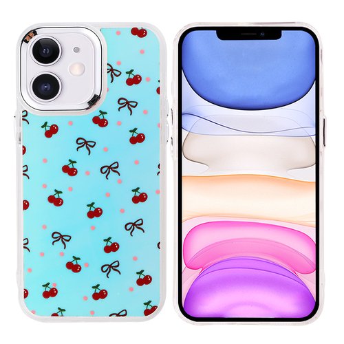 iPhone 11 Kılıf Airbag Desenli Tasarım Eye-Catching Pattern Lüx Kapak