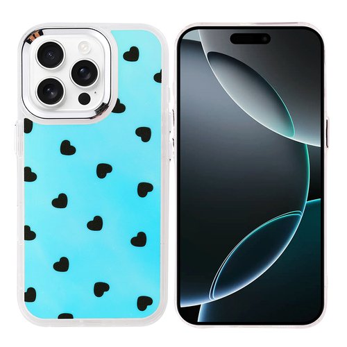 iPhone 16 Pro Kılıf Airbag Desenli Tasarım Eye-Catching Pattern Lüx Kapak