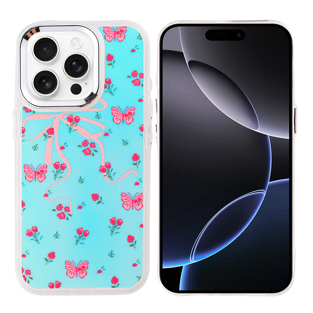iPhone 16 Pro Max Kılıf Airbag Desenli Tasarım Eye-Catching Pattern Lüx Kapak