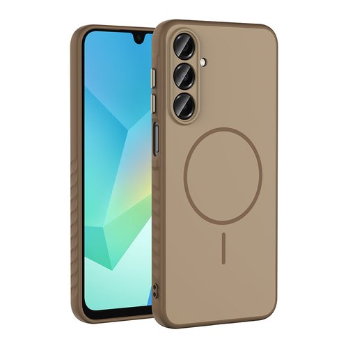 Galaxy A16 Kılıf Magsafe Şarj Özellikli Lüx Tea Kapak