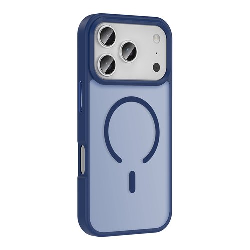 iPhone 17 Pro Max Kılıf Mat Arka Yüzey Wireless Şarj Özellikli Sio Magsafe Kapak