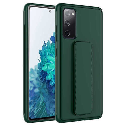 Galaxy S20 FE Kılıf Standlı Mat Yüzey Kamera Çıkıntılı İnce Tasarım Kapak