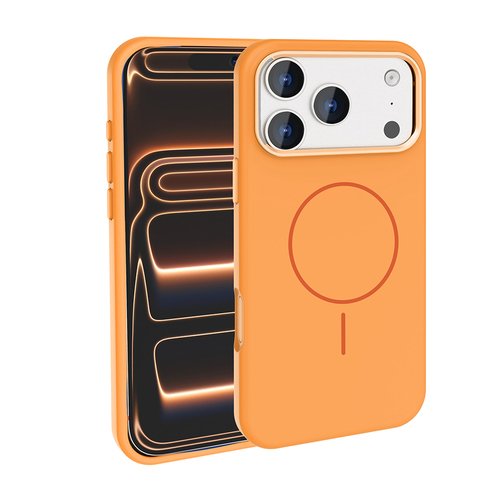 iPhone 17 Pro Max Kılıf MagSafe Şarj Özellikli Metal Kamera Çerçeveli Edi Silikon Kapak