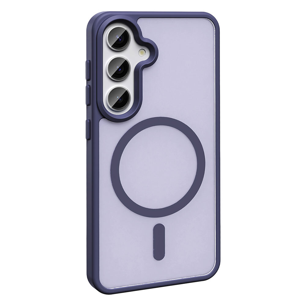 Galaxy S25 FE Kılıf Mat Arka Yüzey Wireless Şarj Özellikli Sio Magsafe Kapak