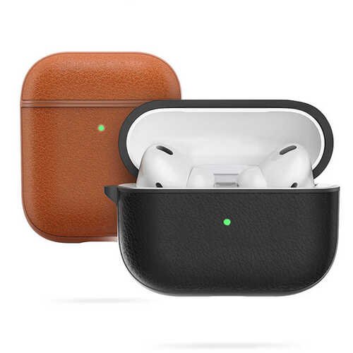 Apple Airpods Kılıf Wiwu Calfskin Kılıf