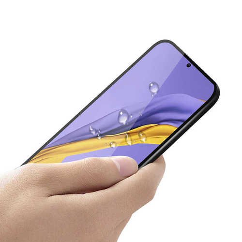 Galaxy A71 Zore Kenarları Kırılmaya Dayanıklı Cam Ekran Koruyucu