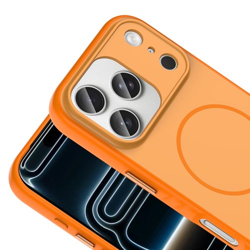 iPhone 17 Pro Max Kılıf Magsafe Şarj Özellikli Lüx Tea Kapak