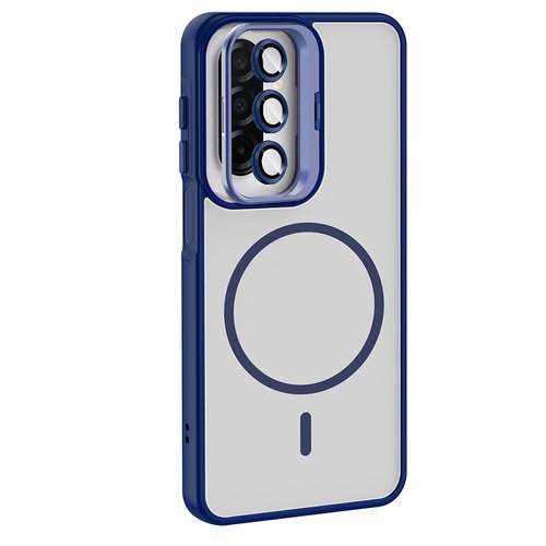 Galaxy A17 Kılıf Standlı ve Kamera Lens Koruma Hediyeli Etro Kapak