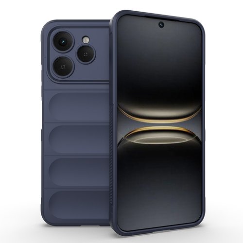 Tecno Spark 40 Kılıf Esnek TPU Oyuklu Arka Yüzey Tasarımlı Etnik Silikon Kapak