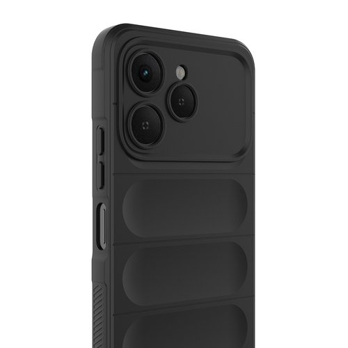 Tecno Spark 40 Kılıf Esnek TPU Oyuklu Arka Yüzey Tasarımlı Etnik Silikon Kapak