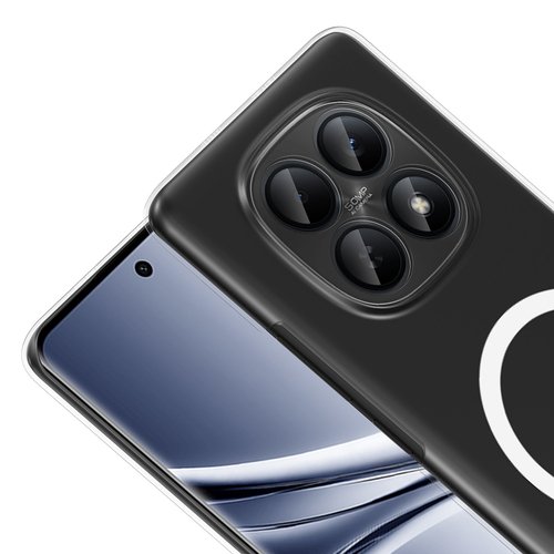 Redmi Note 15 4G Kılıf Kamera Korumalı MagSafe Şarj Özellikli Lüx Şeffaf London Silikon Kapak