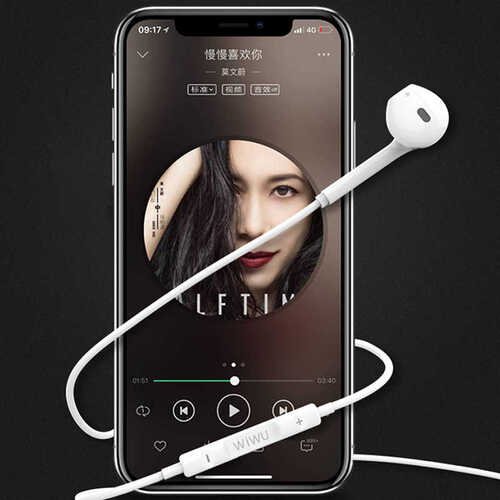 Wiwu Earbuds 303 MFI Sertifikalı Lightning Güçlü Bas Kulaklık