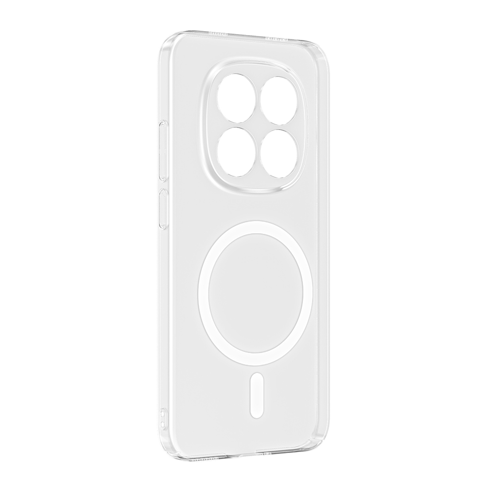 Redmi Note 15 Pro Plus Kılıf Kamera Korumalı MagSafe Şarj Özellikli Lüx Şeffaf London Silikon Kapak